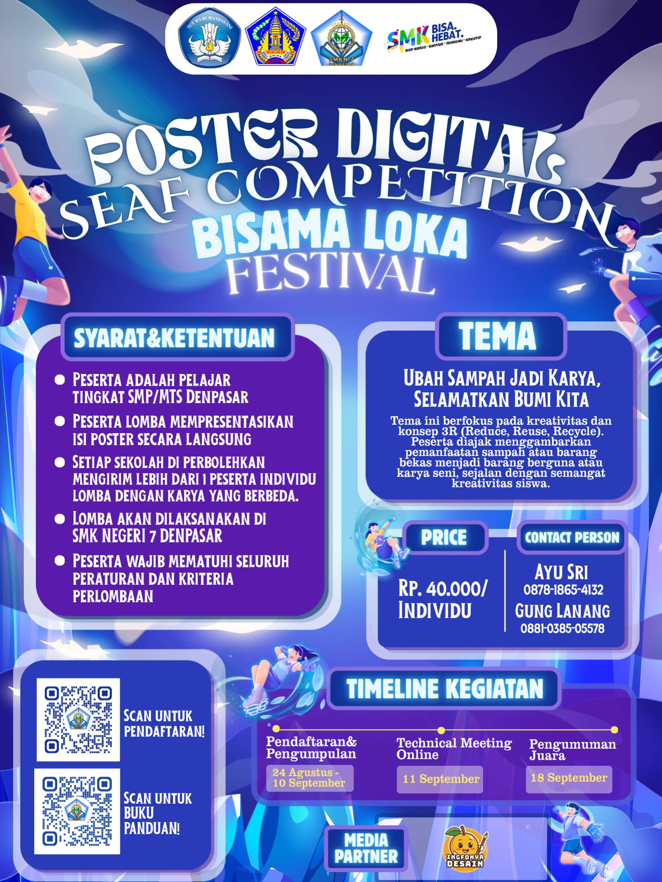 POSTER DIGITAL SEAF COMPETITION BISMA LOKA FESTIVAL
