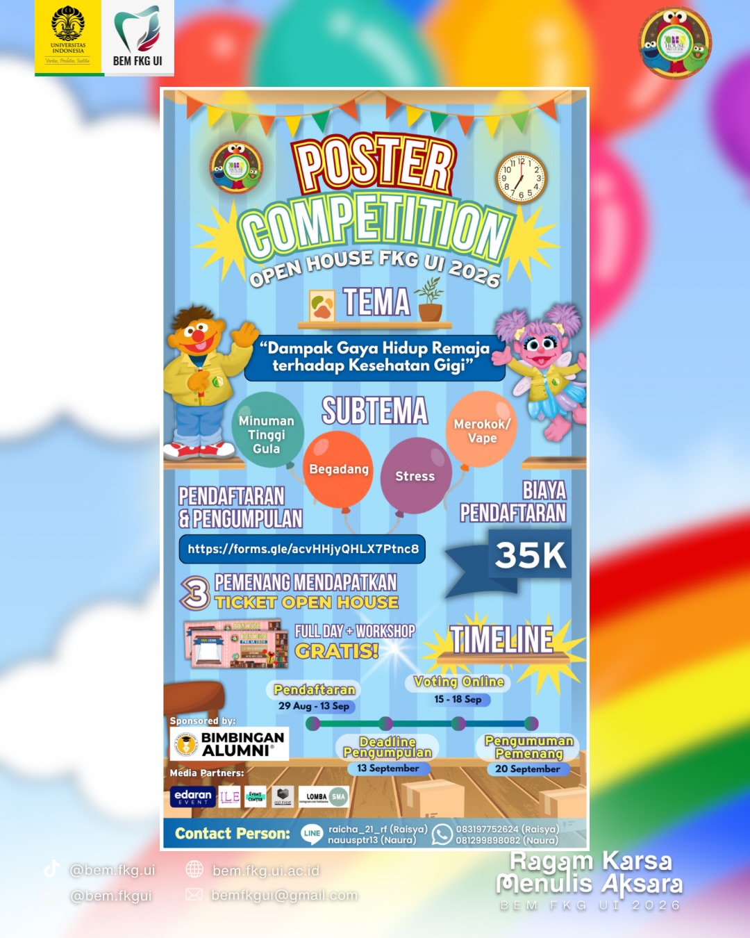 OPEN HOUSE FKG UI 2026 POSTER COMPETITION