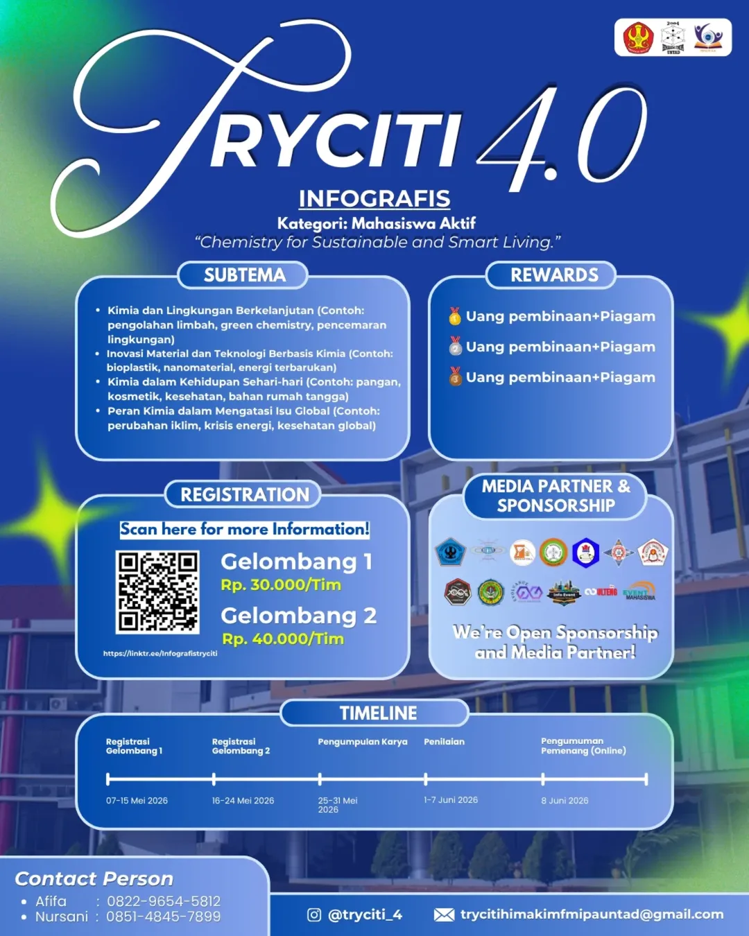Chemistry Science Festival (TRYCITI) 4.0: Lomba Infografis