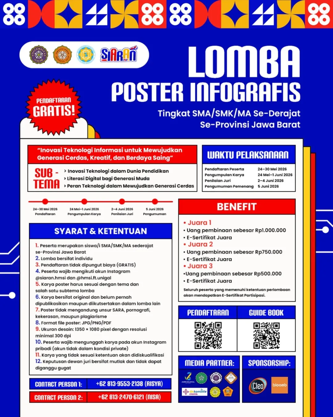 Lomba Poster Infografis SIARAN 2026