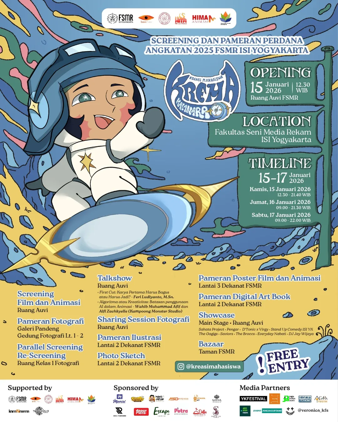 FSMR ISI Jogyakarta: Screening dan Pameran Perdana