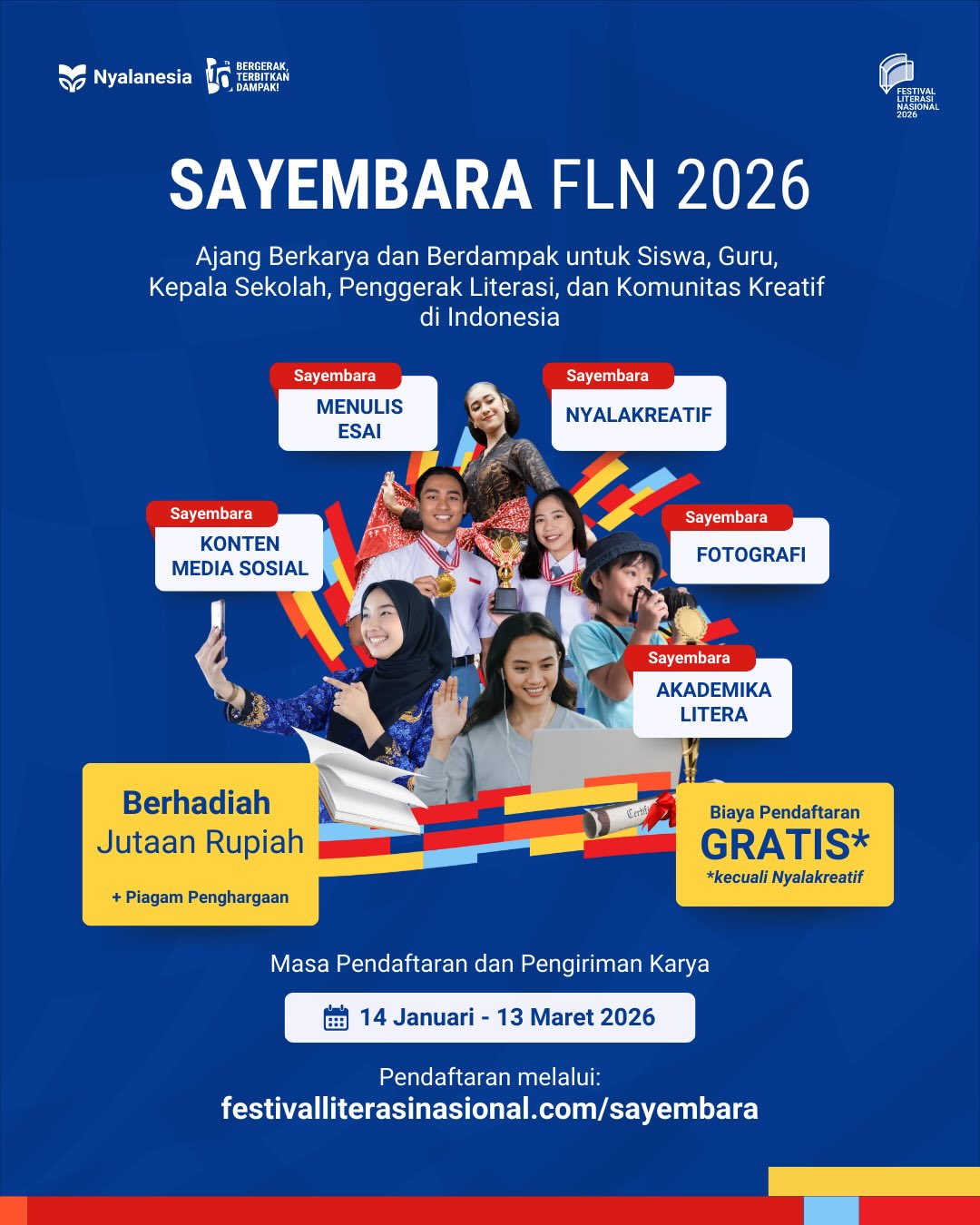 Sayembara FLN 2026: Festival Literasi Nasional 2026