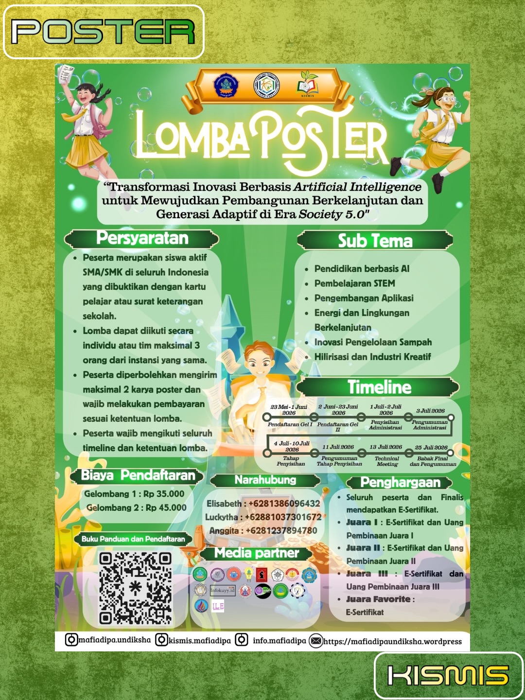 LOMBA POSTER SISWA SMA/SMK TINGKAT NASIONAL KISMIS 2026