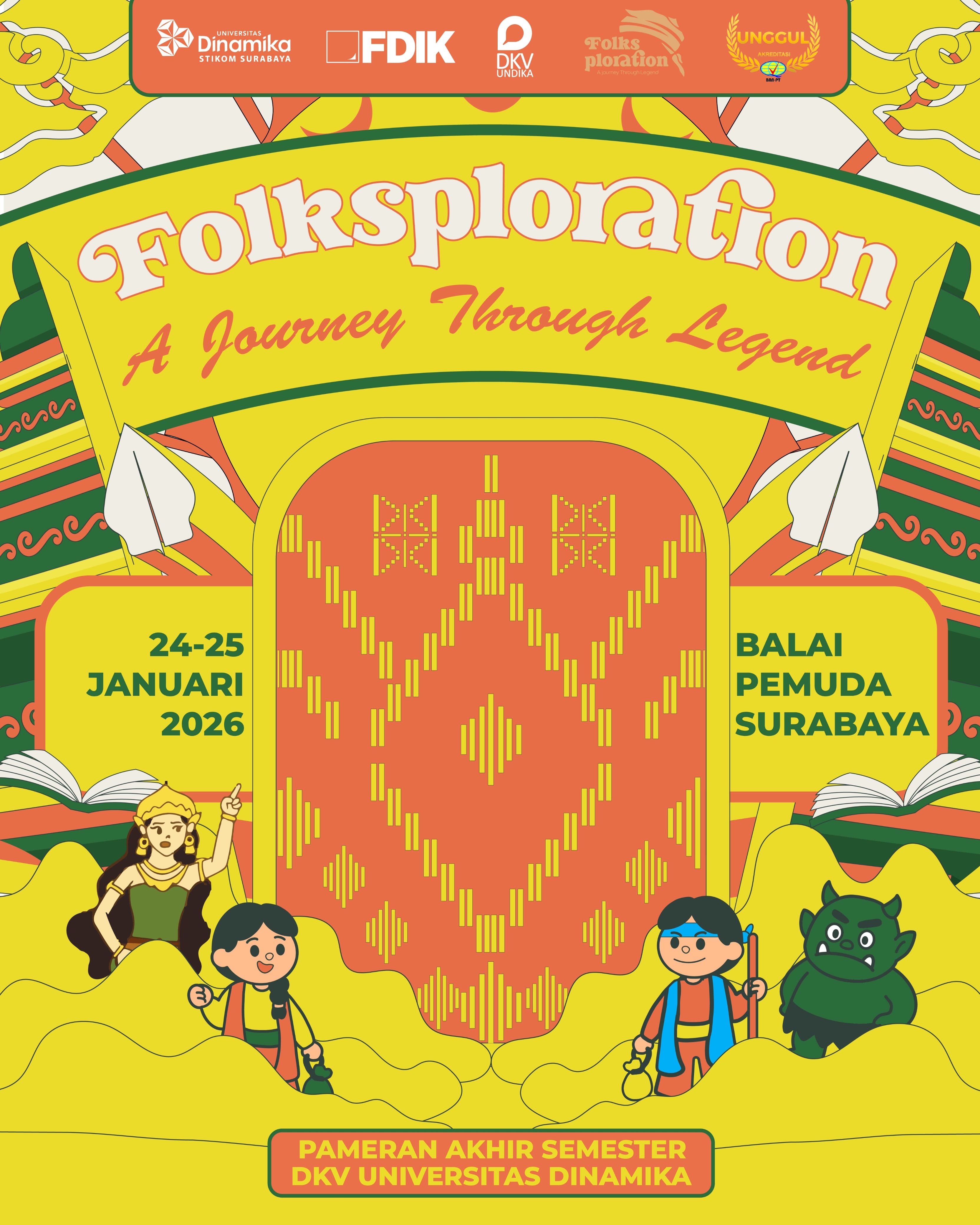 Pameran Tugas Akhir : NYUWUN SEWU NGGIH SEDEREK, MELEBUR KEMBALI LAGI REKK!!